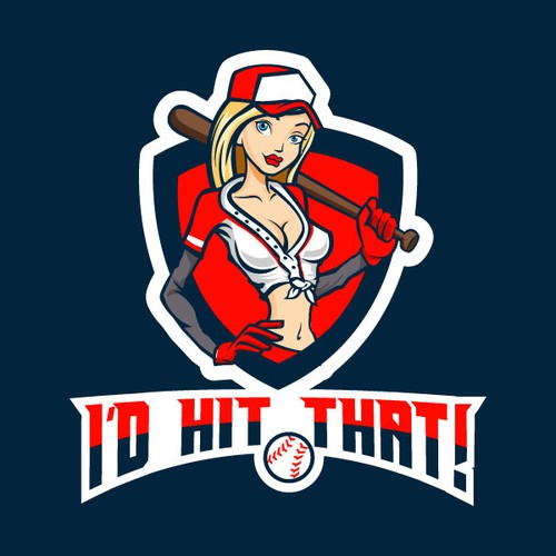 Fun and Sexy Softball Logo Diseño de ian6310