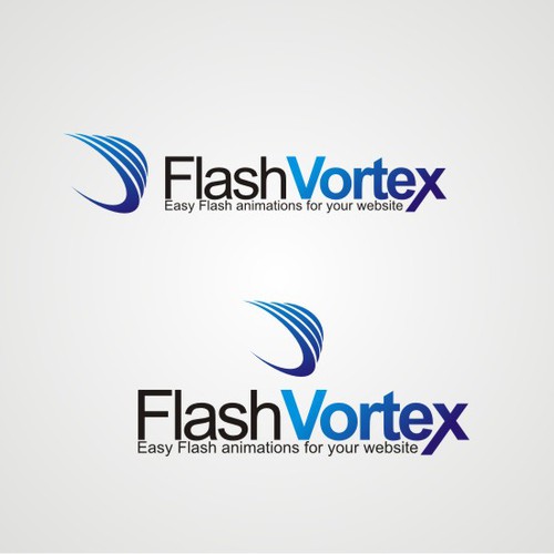 FlashVortex.com logo Design by chuppy
