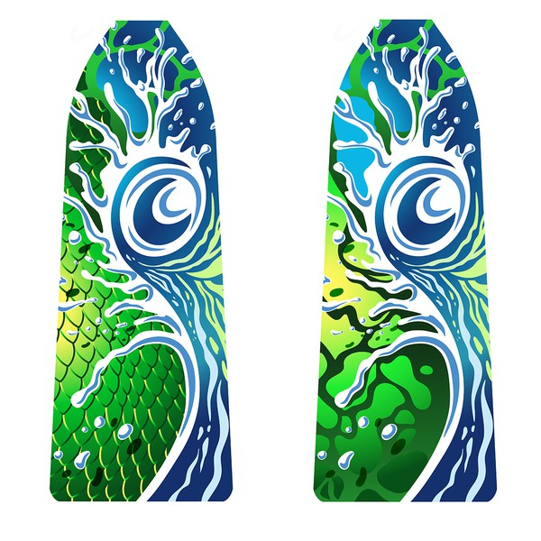 Design for dragon boat paddle