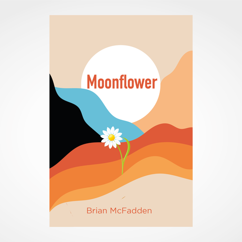 Moonflower - Poetry chapbook cover Design by STARKCOM