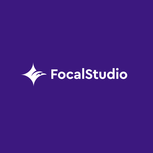 Logo for FocalStudio.AI Design by Roxana.I