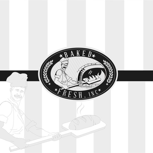 logo for Baked Fresh, Inc. Ontwerp door Naska ❤ design