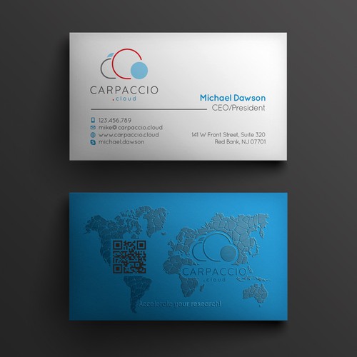 Give more muscle to research with graphic ID for CARPACCIO.cloud Design by kendhie