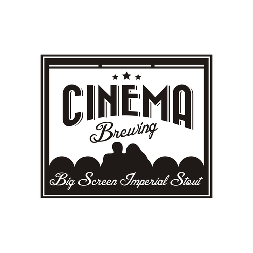 Create a logo for a brewery in a movie theater. Diseño de miskoS