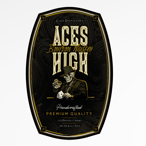 Luxury Whiskey  New Label Design by ROCKET AJ. Espinosa