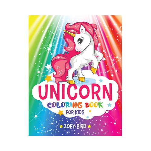 Unicorn Coloring Book for Kids Ages 4-8: A beautiful collection of 60  unicorns illustrations for hours of fun! (Unicorn Books for Girls)  (Paperback)