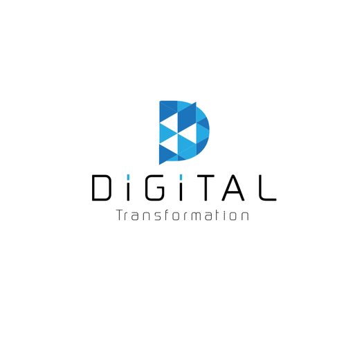 Financial institute needs a modern age Digital Transformation logo ...