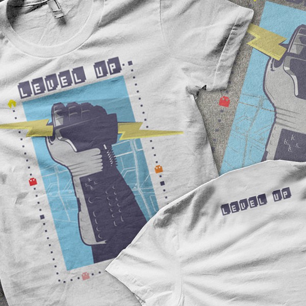 Design by inCube_graphics titled "Design a cool GAMER INSPIRED graphic for apparel!"