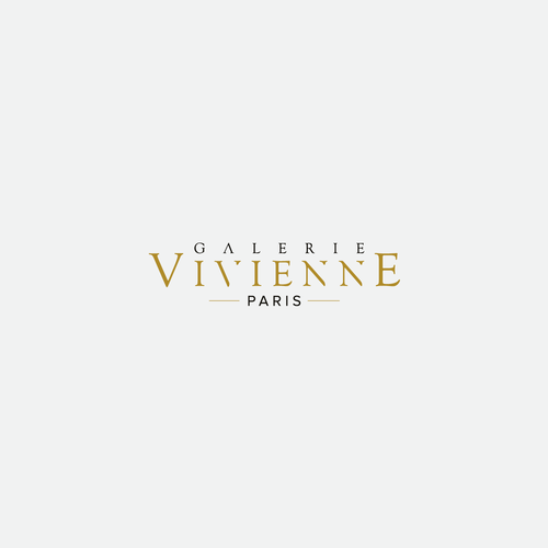 Refonte logo galerie Vivienne Design by uno 8