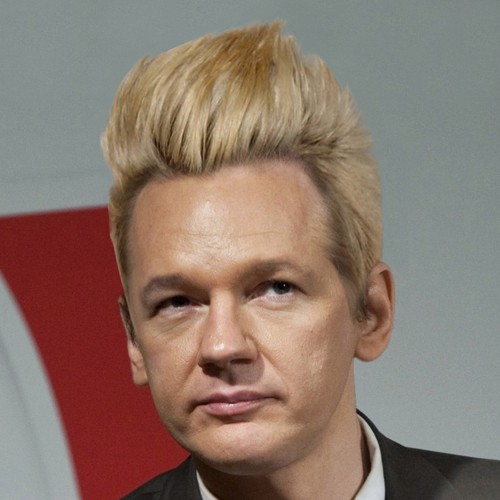 Design the next great hair style for Julian Assange (Wikileaks) Design by Martin Friberg