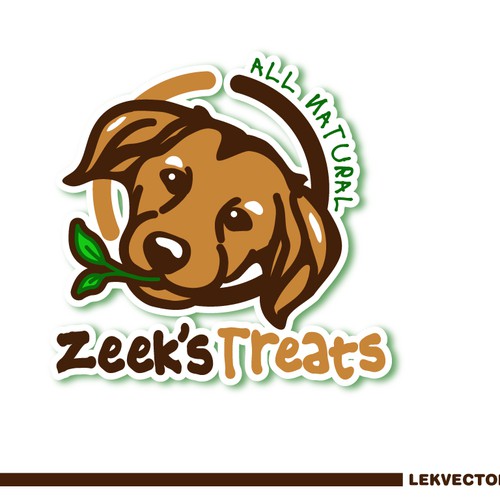 LOVE DOGS? Need CLEAN & MODERN logo for ALL NATURAL DOG TREATS! Design by Lekvector