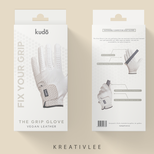 Designs Modern Golf glove packaging contest! Product packaging contest