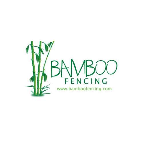 Logo for Bamboo Fencing.com Design by mes