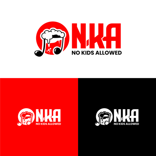 DJ Name Logo Needed for Marketing- NKA (No Kids Allowed) Design by Dawnart