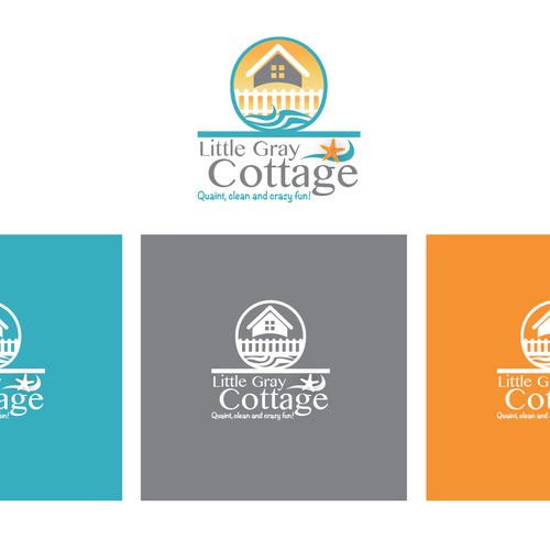 Create a logo for Little Gray Cottage, a beach vacation rental home. Design by Shannon C.