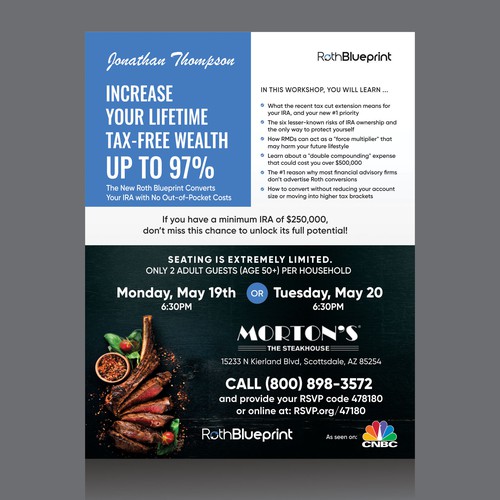 Postcard, flyer or print contest entry by Dzine Solution