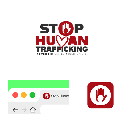 stop human trafficking logo