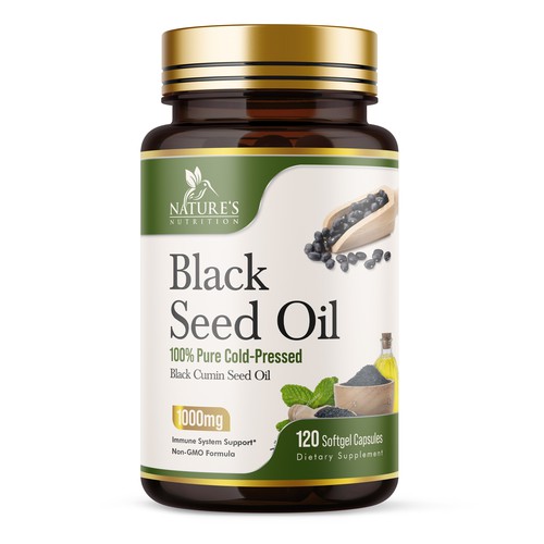 Designs | Natural Black Seed Oil Design Needed for Nature's Nutrition ...