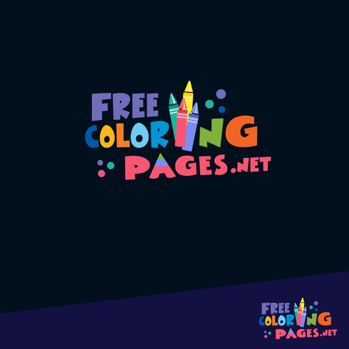 Help us create a logo for our coloring website! Design by Alfa Design.