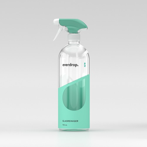 Design Premium Spray Bottle and Packaging for Cleaning Supplies por eolinart