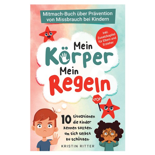 Design a beautiful book cover for a children's book about the prevention of child abuse Design by Distinguish♐︎