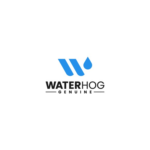 WaterHog Logo Design by _barna
