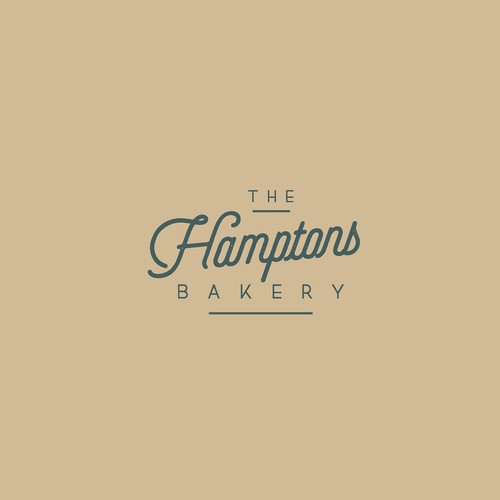 The Hamptons Bakery Logo Design by Naveera S. Aftab