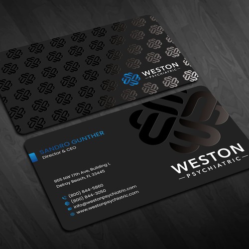 Designs | Design a professional business card for mental health ...