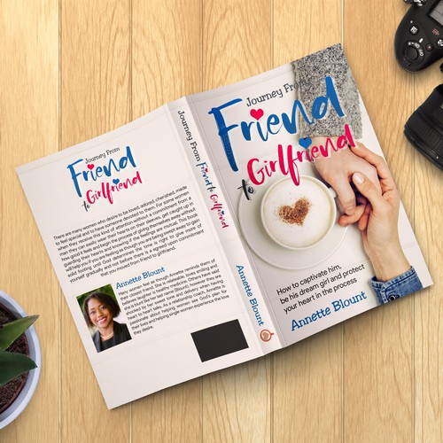 Design a book cover that is fun and playful to help single women experience love beyond friendship Design by Azmya PROJ