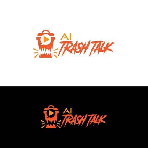 AI Trash Talk is looking for something fun Design by ✅ LOGO OF GOD ™️