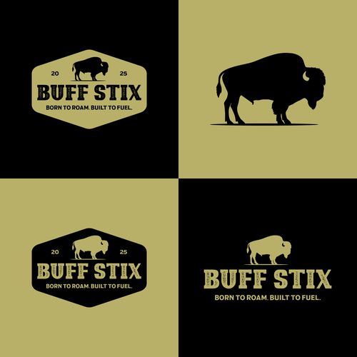 Buff Stix...Lean, Delicious, Buffalo Strong. Design by Brazuca Studio