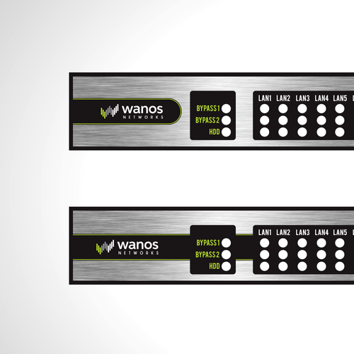 Label for Network Appliance (Router, Firewall, Switch) Design by Sivash Designs
