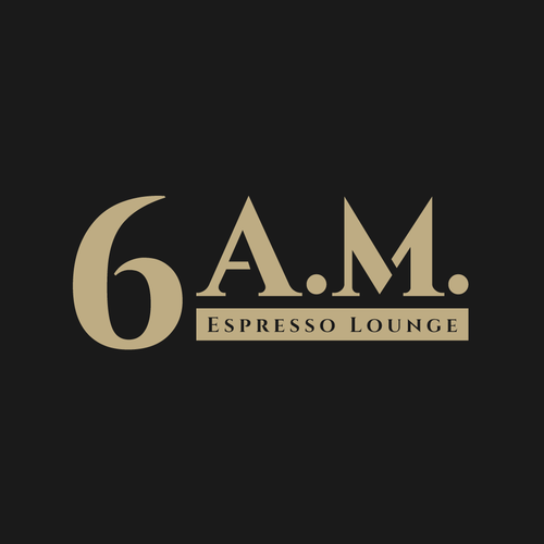 Design an enticing logo for 6 A.M. Espresso Lounge Design by Orange_