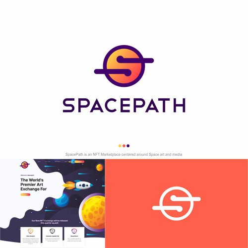 コンペ「SpacePath Logo Contest winner will receive $500」のデザイン by Rustantさん 