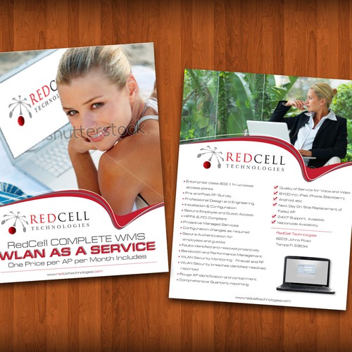 Create Product Brochure for Wireless LAN Offering - RedCell Technologies, Inc. Design por Rudvan
