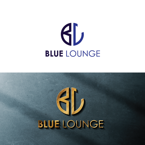 Blue lounge makeover Design by NINA GRAPHIX