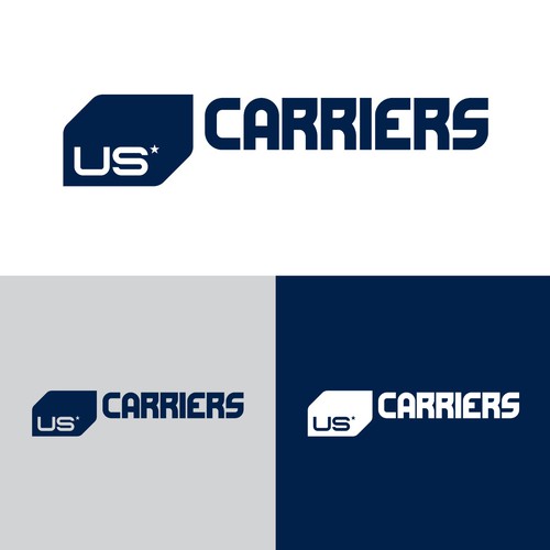 US Carriers Logo Design réalisé par brightoneart