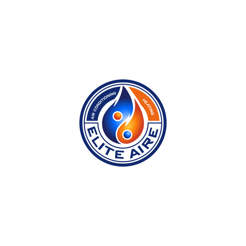 Heating and air logo to appeal to high end residential customers  and commercial customers that shows the customer elite Design réalisé par IM85