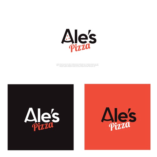 Diseño de Rebrend Ale's pizza (Pizzeria da asporto) de Brandsoup