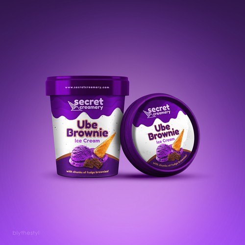 Ice Cream Packaging for Ube Ice Cream Design by marketingmaster