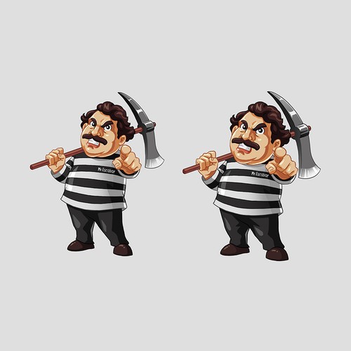 Create a capturing game character! Design by Roni Saptoni