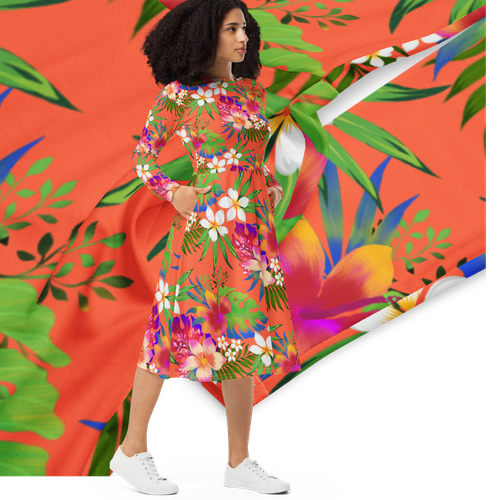 Tropical Fabric Print - Textile Designers & Illustrators Los Angeles fashion brand needs your designs Design by ash00 Designs