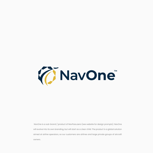 NavOne Logo - Sub Brand of NavPass.aero Design by Solusi Design