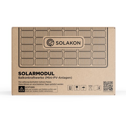 Create a nice Packaging Design for Solar Panels Design by Rajith Shantha