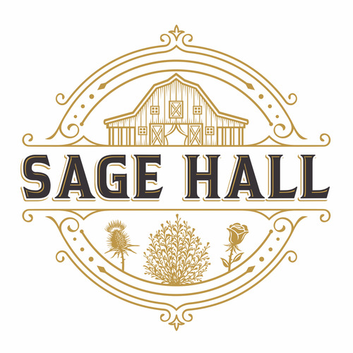 Sage Hall - Country Swing Dance & Wedding Venue Logo Design by IrfanSe