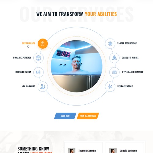 Optiimize longevity website Design by ⚡️unbox.style⚡️