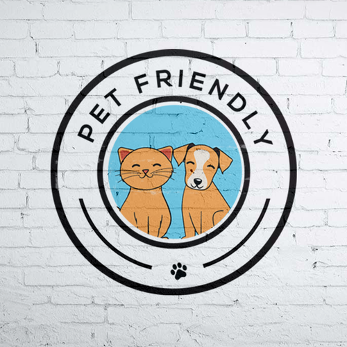 Cat And Dog Friendly Area Black Glyph Icon Puppy And Stock