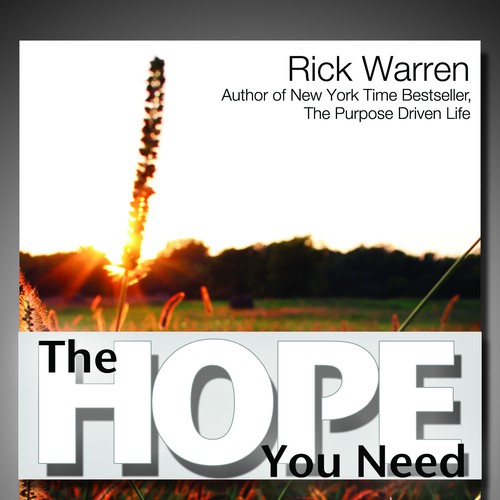 Design Rick Warren's New Book Cover Design por ShawnL