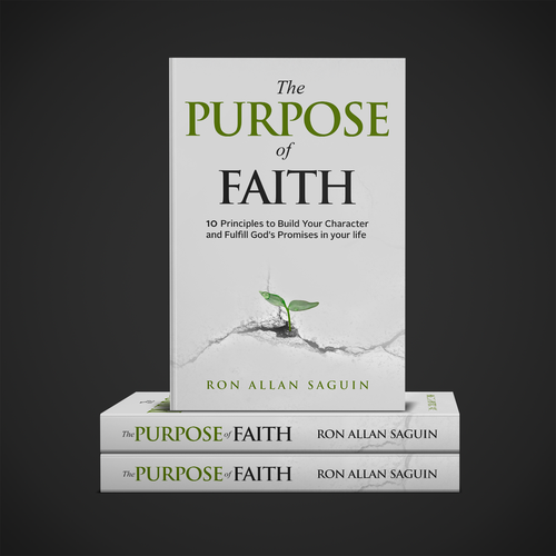 Cover for the book of the decade on faith and purpose Design by 4j 8tang