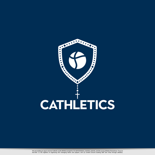 App branding: Christian Faith + Youth Athletics Design by DC | DesignBr